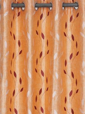 Long Size Embroidery Semi Share Window Curtains 2