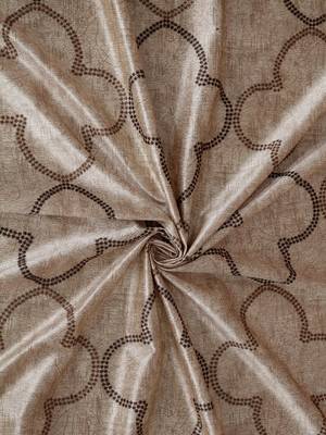 Long Size Embroidery Semi Share Window Curtains 4