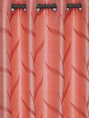 Long Size Embroidery Semi Share Window Curtains 2