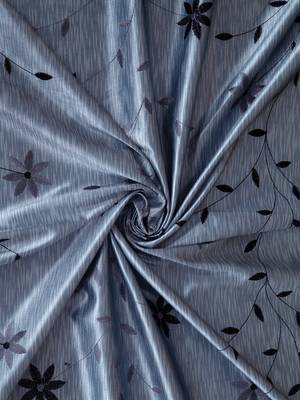 Long Size Embroidery Semi Share Window Curtains 4
