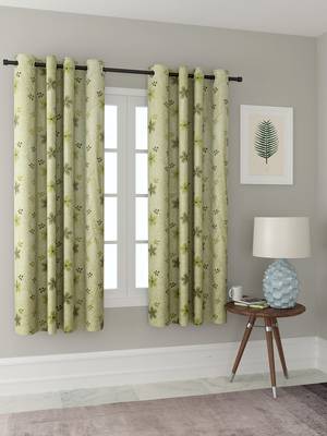 Long Size Embroidery Semi Share Window Curtains 1