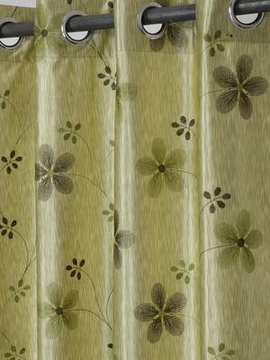 Long Size Embroidery Semi Share Window Curtains 3