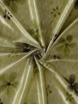 Long Size Embroidery Semi Share Window Curtains 4