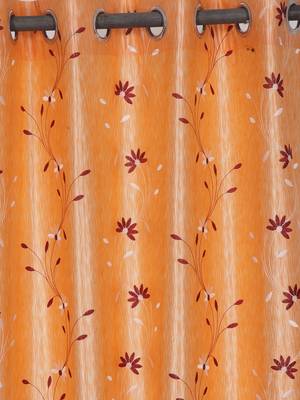 Long Size Embroidery Semi Share Window Curtains 2