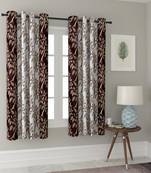 Long Size Embroidery Semi Share Window Curtains