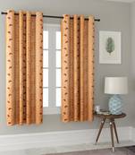Long Size Embroidery Semi Share Window Curtains