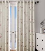 Long Size Embroidery Semi Share Door Curtains