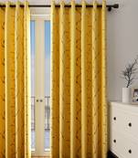 Long Size Embroidery Semi Share Door Curtains