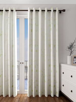 Long Size Embroidery Semi Share Long Door Curtains 1