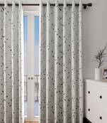 Long Size Embroidery Semi Share Long Door Curtains