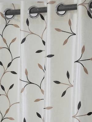 Long Size Embroidery Semi Share Long Door Curtains 3