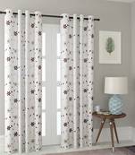 Long Size Embroidery Semi Share Long Door Curtains