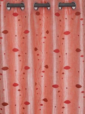 Long Size Embroidery Semi Share Long Door Curtains 2