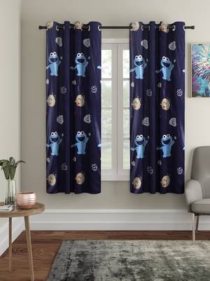 Window Curtain Set of 2 [5 Feet x 4 Feet] Digital 3D Graphic 1