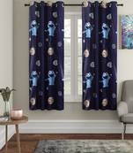 Window Curtain Set of 2 [5 Feet x 4 Feet] Digital 3D Graphic