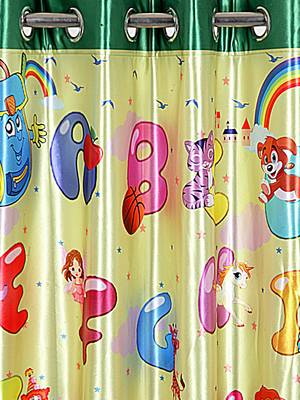 Window Curtain Set of 2 [5 Feet x 4 Feet] Digital 3D Graphic 2