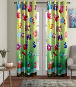 Door Curtain Set of 2 [7 Feet x 4 Feet] Digital 3D Graphic