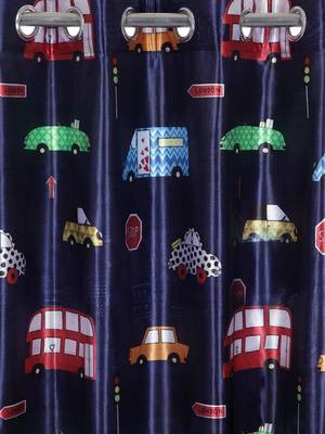 Door Curtain Set of 2 [7 Feet x 4 Feet] Digital 3D Graphic 2