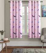 Window Curtain Set of 2 [5 Feet x 4 Feet] Digital 3D Graphic
