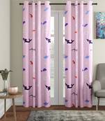 Door Curtain Set of 2 [7 Feet x 4 Feet] Digital 3D Graphic