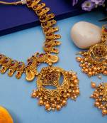 antique gold Alloy necklace sets