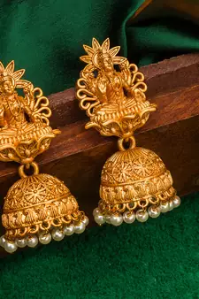 antique gold Alloy Earrings