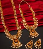 antique gold Alloy necklace sets