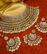 antique gold Alloy necklace sets
