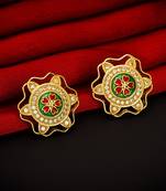 antique gold Alloy Earrings