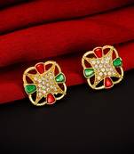 antique Gold Plated Alloy Earrings