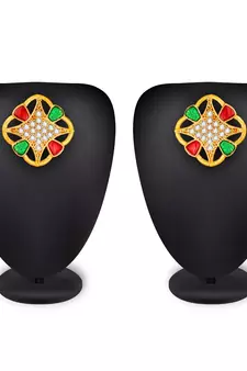 antique Gold Plated Alloy Earrings