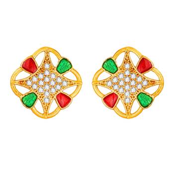 antique Gold Plated Alloy Earrings 3