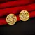 antique gold Alloy Earrings