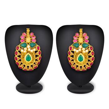 antique Gold Plated Alloy Earrings 3