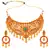 antique gold Alloy necklace sets