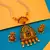antique gold Alloy necklace sets