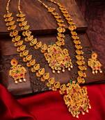 antique gold Alloy necklace sets