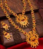 antique gold Alloy necklace sets