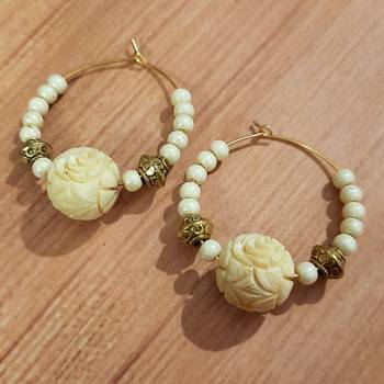 Multicolor agate hoops 1