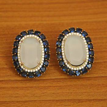 Blue studs 1