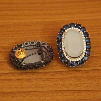 Blue studs 2