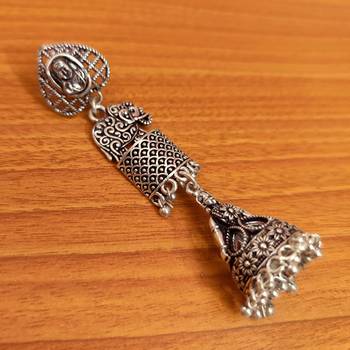 Silver jhumkas 2