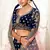 Alluring Navy-blue Zari, Sequins and thread embroidered Velvet Fabric Lehenga choli for bridal