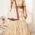 Marvelous Off-white Zari, Sequins and Thread Embroidered art Silk fabric designer lehenga choli for wedding