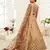 Brown Golden Sequins Embroidered Silk Fabric Lehenga choli for wedding