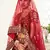 Mesmerizing Dark Red Zari, Sequins and Thread Embroidered Velvet Fabric Lehenga choli for Wedding