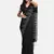 Black Stribe Work Cotton Silk Handloom Saree With Blouse