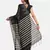 Black Stribe Work Cotton Silk Handloom Saree With Blouse