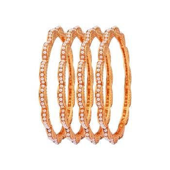9blings Yellow pearl bangles-and-bracelets 1