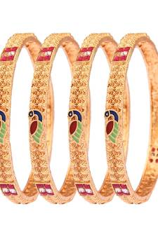 9blings Yellow pearl bangles-and-bracelets